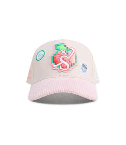 Sugarhill All Natural Hat - Cream/Pink Corduroy