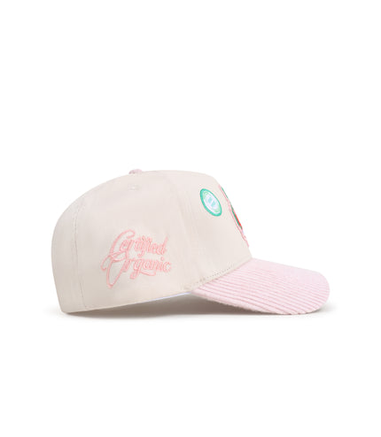 Sugarhill All Natural Hat - Cream/Pink Corduroy