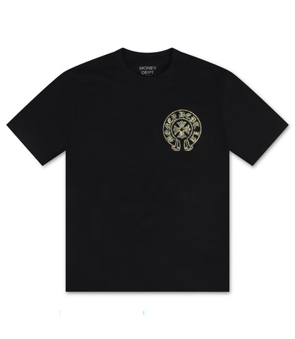 Money Dept. Old English Tee - Black/Camo