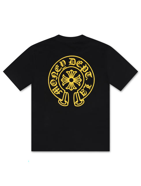 Money Dept. Old English Tee - Black/Yellow