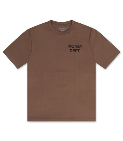 Money Dept. Los Angeles Heavyweight Tee - Light Brown/Black