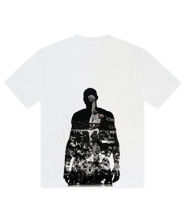 Camiseta retro con dibujo de Kobe - Blanca