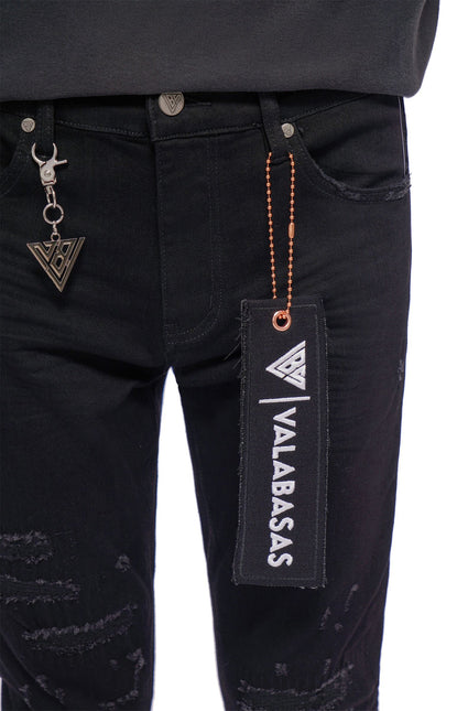 Valabasas Ilyas Skinny Jeans - Jet Black