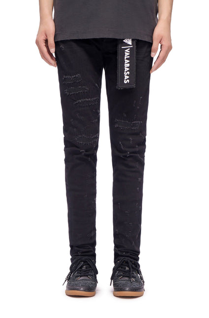 Valabasas Ilyas Skinny Jeans - Jet Black