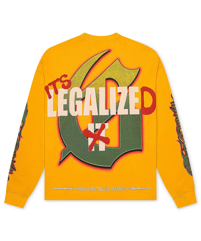 Godspeed Indoor VVS LS T-shirt - Yellow