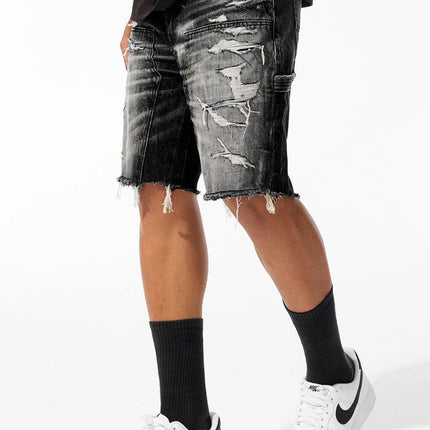 Jordan Craig Landman Denim Shorts - Industrial Black