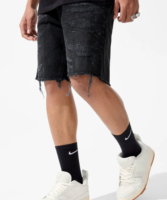 Jordan Craig Riverside Denim Shorts - Black Shadow
