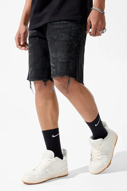 Jordan Craig Riverside Denim Shorts - Black Shadow