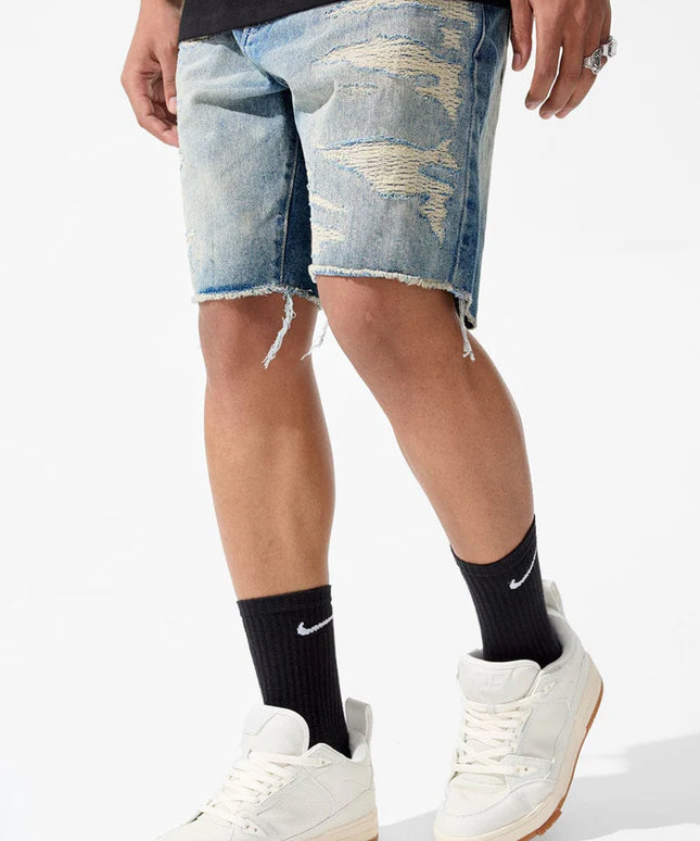 Jordan Craig Riverside Denim Shorts - Sandstorm