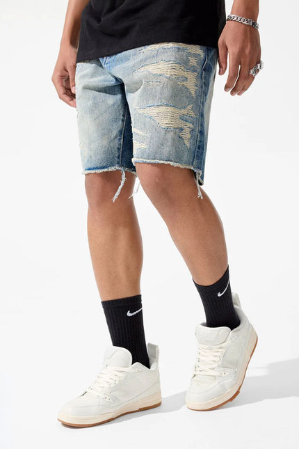 Jordan Craig Riverside Denim Shorts - Sandstorm