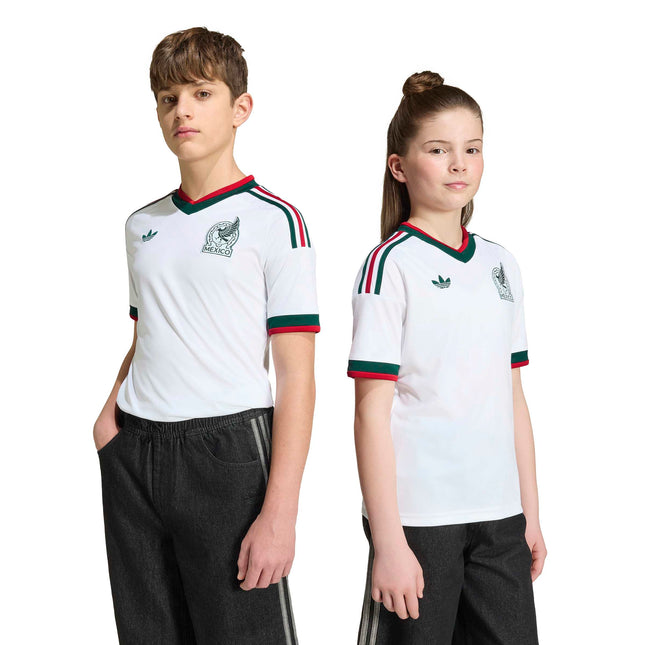 Adidas Kids Mexico 26 Away Jersey - White