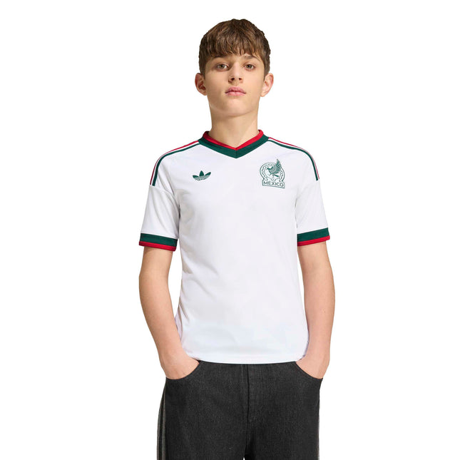 Adidas Kids Mexico 26 Away Jersey - White