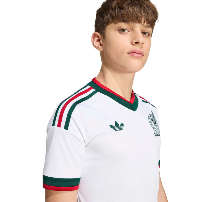 Adidas Kids Mexico 26 Away Jersey - White