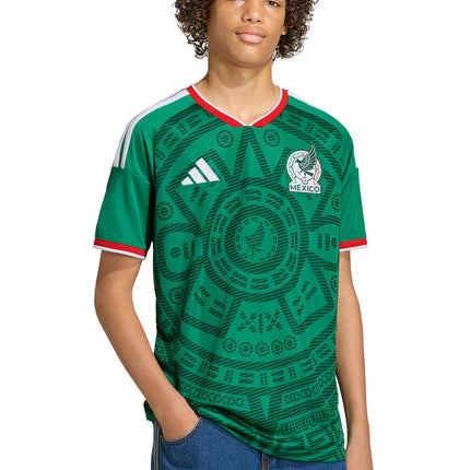 Adidas Kids Mexico 26 Home Kids Jersey - Green