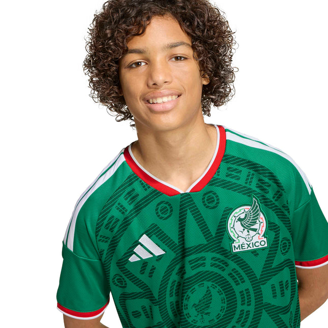 Adidas Kids Mexico 26 Home Kids Jersey - Green