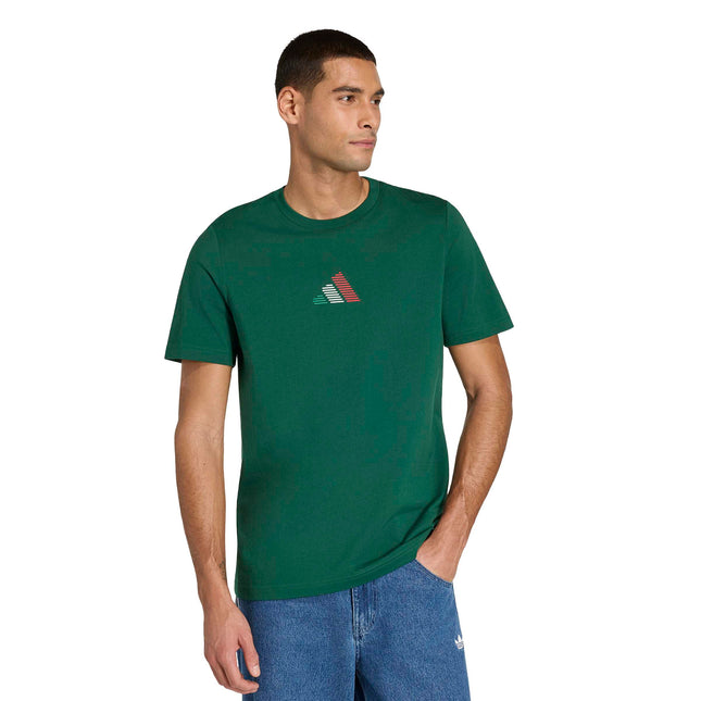 Adidas Mens Mexico Azteca Tee - Dark Green