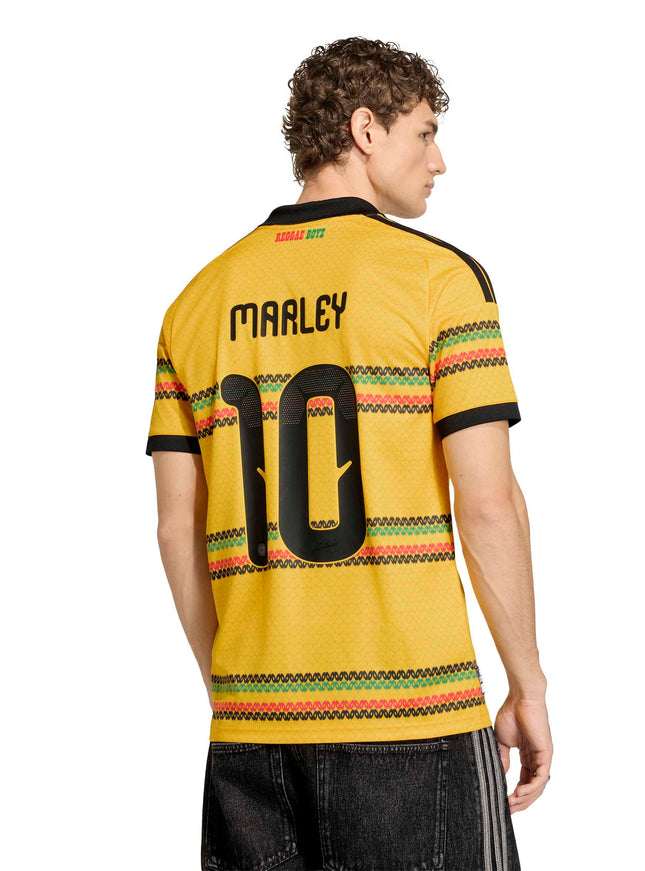 Adidas Mens Jamaica 26 x Bob Marley Home Jersey - Gold