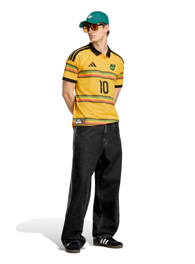 Adidas Mens Jamaica 26 x Bob Marley Home Jersey - Gold
