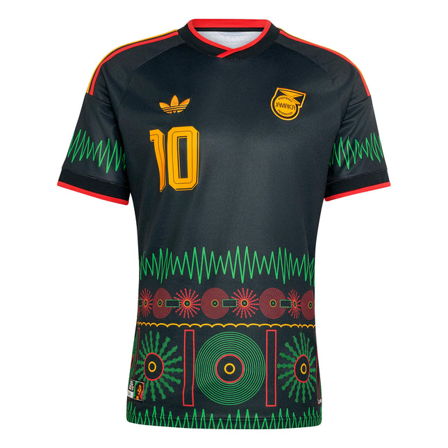 Adidas Mens Jamaica 26 x Bob Marley Away Jersey - Black