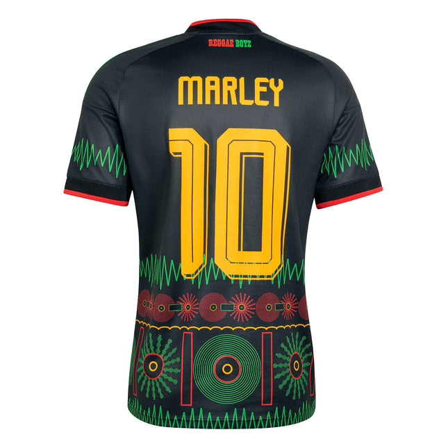 Adidas Mens Jamaica 26 x Bob Marley Away Jersey - Black