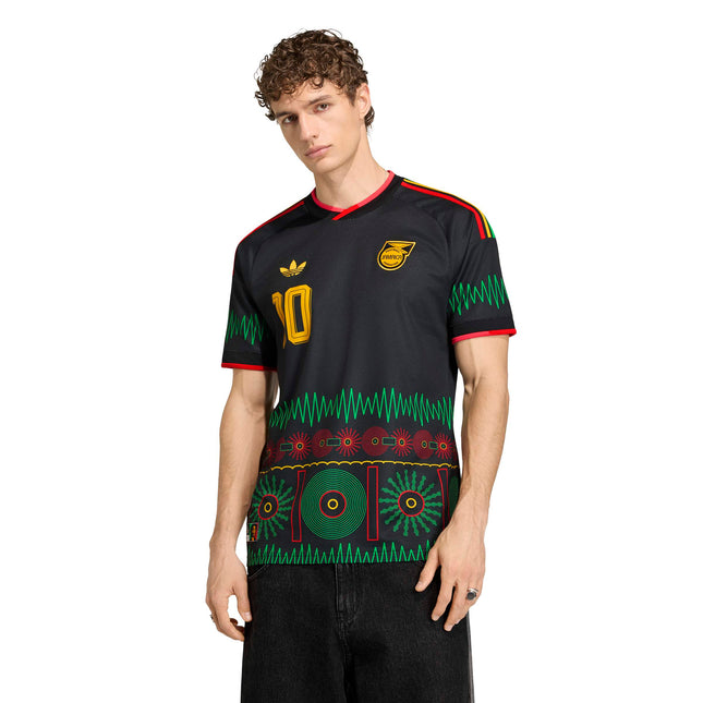 Adidas Mens Jamaica 26 x Bob Marley Away Jersey - Black