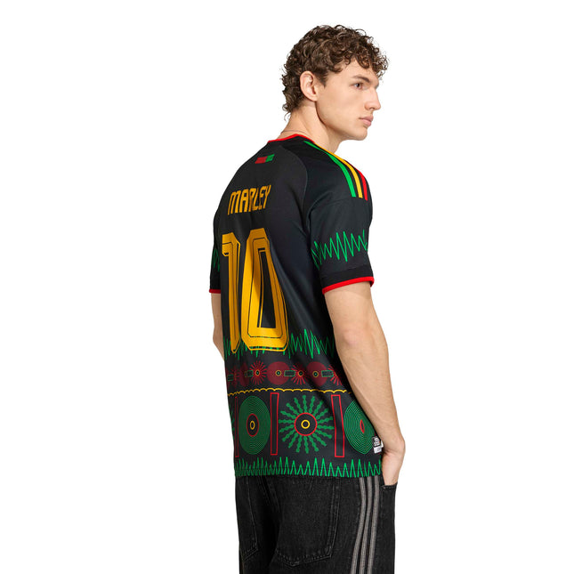 Adidas Mens Jamaica 26 x Bob Marley Away Jersey - Black