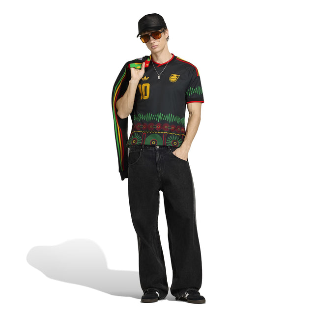 Adidas Mens Jamaica 26 x Bob Marley Away Jersey - Black