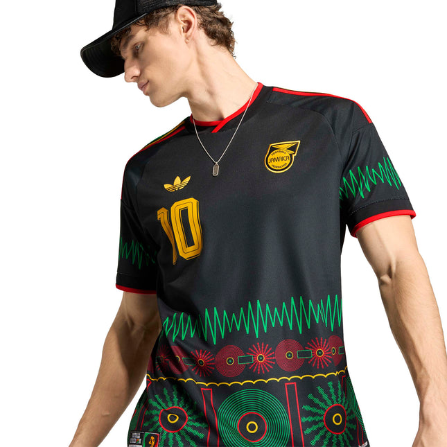 Adidas Mens Jamaica 26 x Bob Marley Away Jersey - Black