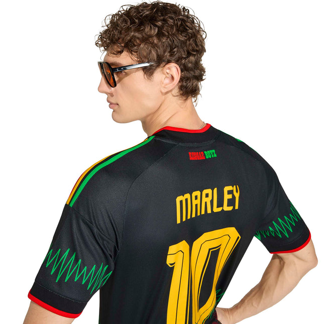 Adidas Mens Jamaica 26 x Bob Marley Away Jersey - Black