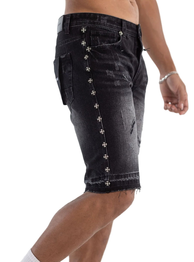 Kindred Premium Stud Shorts - Black