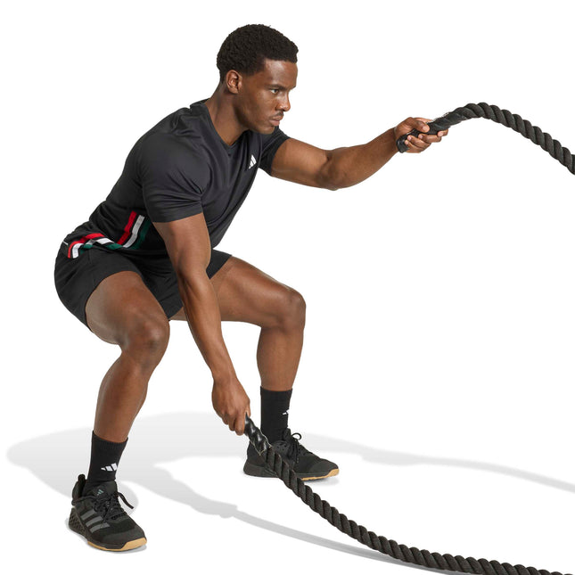 Adidas Workout Essentials Base 3-Stripes T-Shirt