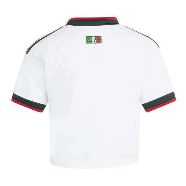 Adidas Womens Mexico 26 Away Cropped Jersey - White
