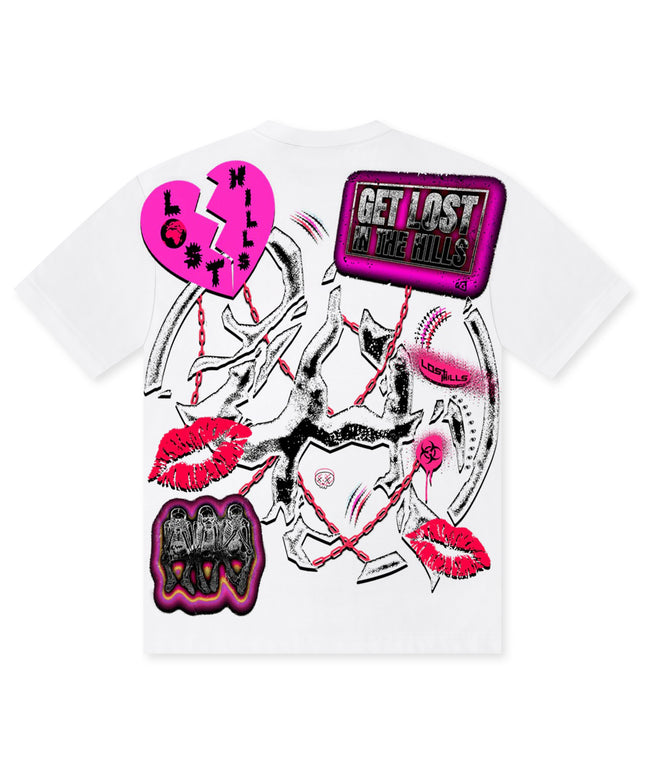 Losthills Broken Heart Tee - White