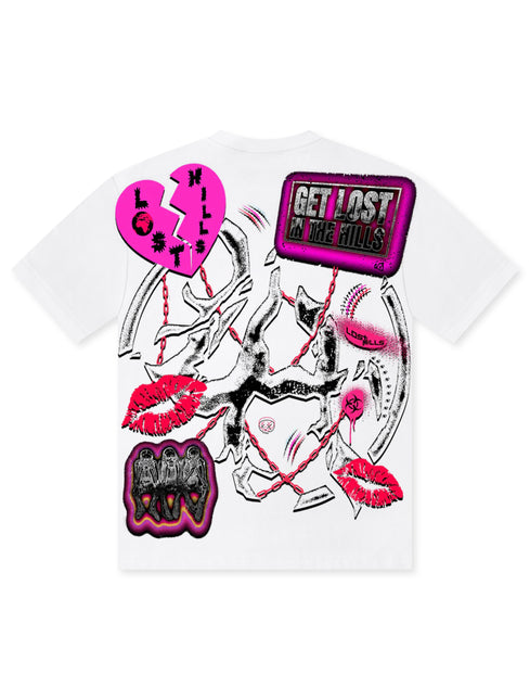Losthills Broken Heart Tee - White