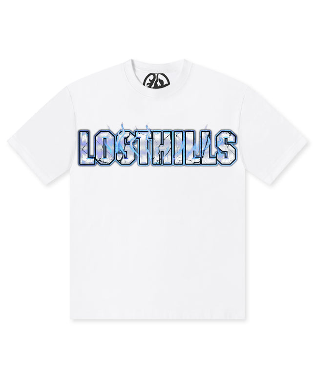 Losthills Inverted Logo Tee - White