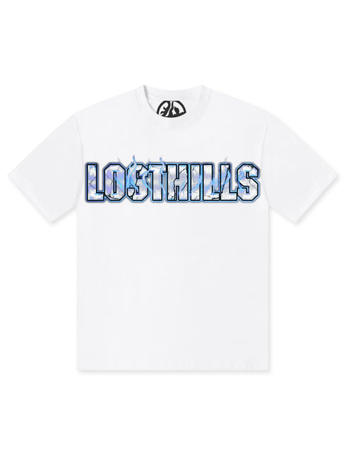 Losthills Inverted Logo Tee - White