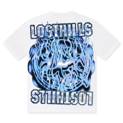Losthills Inverted Logo Tee - White