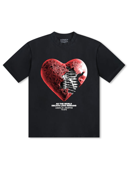 Lonely Hearts Club Love Remains Premium T-Shirt - Black