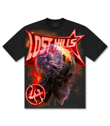 Losthills Born in Chaos Tee - Black