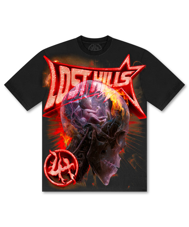 Losthills Born in Chaos Tee - Black