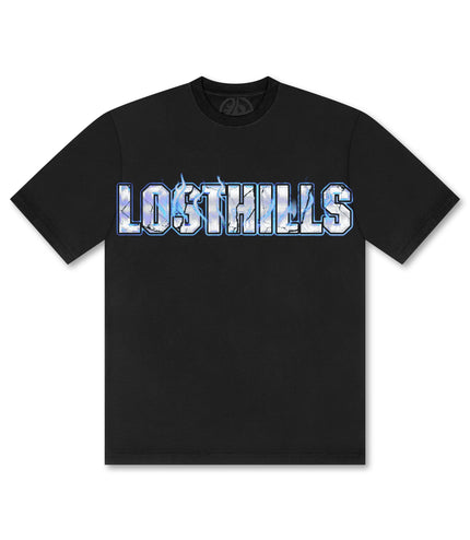 Losthills Inverted Logo Tee - Black