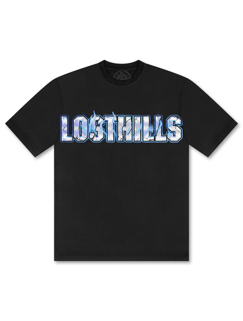 Losthills Inverted Logo Tee - Black