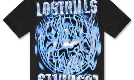 Losthills Inverted Logo Tee - Black