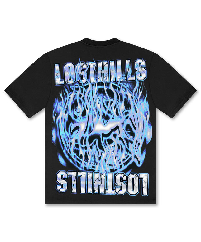 Losthills Inverted Logo Tee - Black