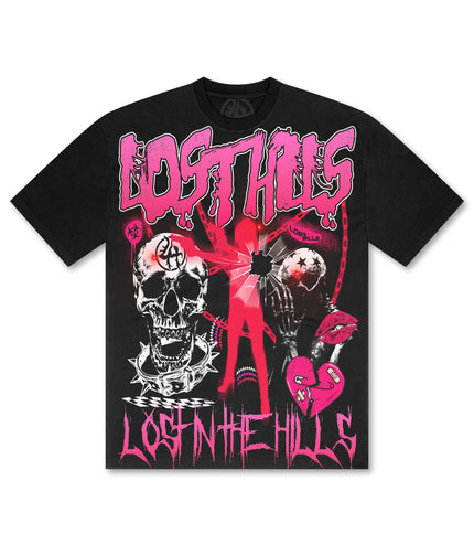 Losthills Broken Heart Tee - Black