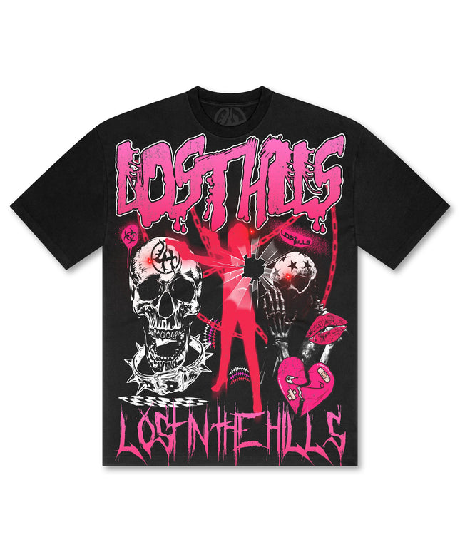 Losthills Broken Heart Tee - Black