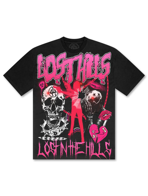 Losthills Broken Heart Tee - Black