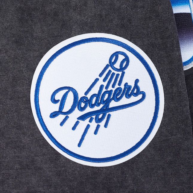 Pro Standard LA Dodgers Chrome Drop Shoulder Tee - Washed Black