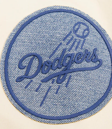 Pro Standard Dodgers Varsity Blues Tee - Eggshell