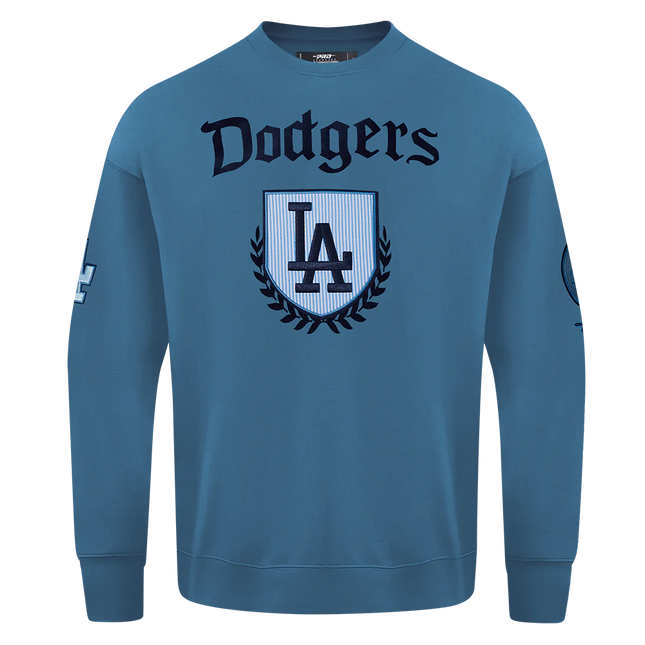 Pro Standard LA Dodgers Country Club Drop Shoulder Crewneck - Steel Blue